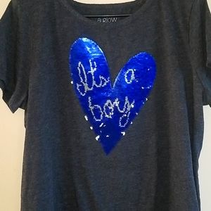 A:Glow Gender Reveal (it's a Boy) Shirt XL